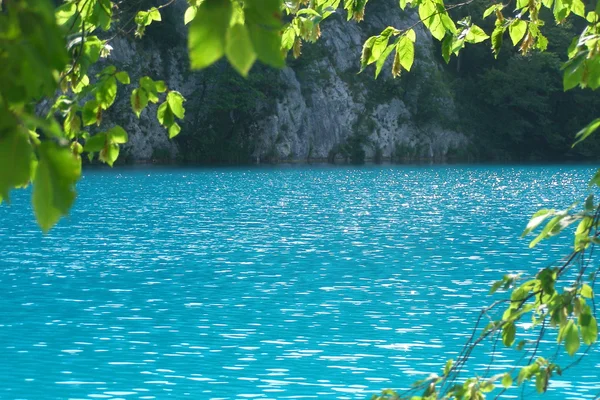 Плитвицкое озеро — стоковое фото