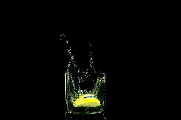 Salpicadura de citrón — Foto de Stock