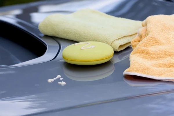 Nettoyage de la voiture — Photo