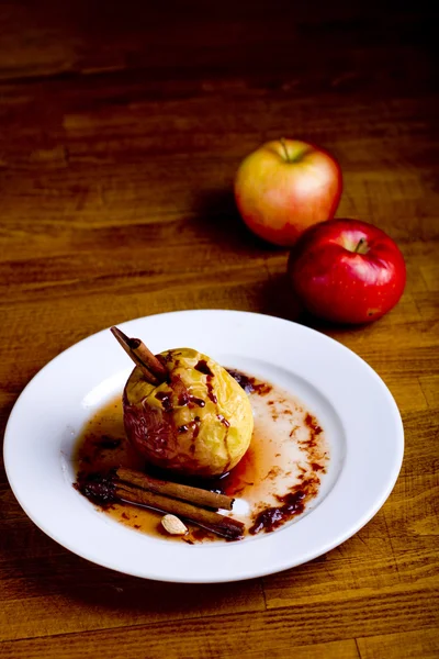 stock image Baked apples