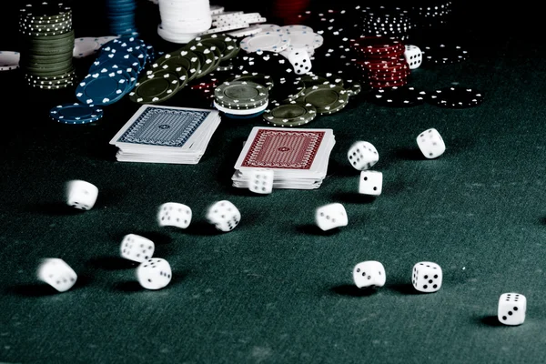 A jogar cubos — Fotografia de Stock