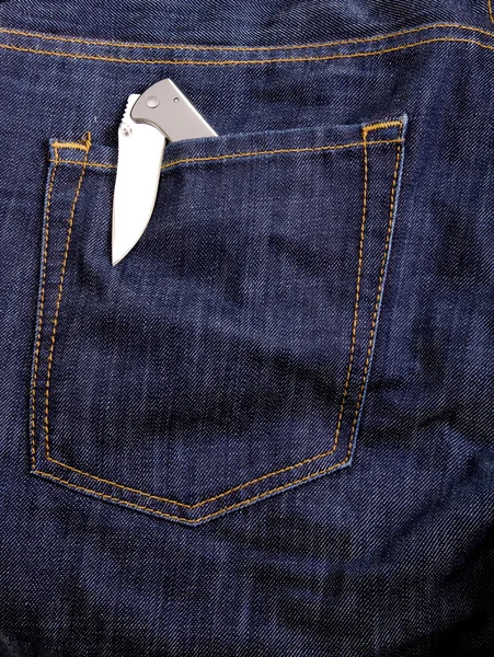 Knife in a pocket — Stock Photo, Image