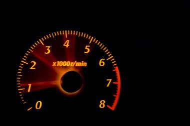 Tachometer gauges clipart