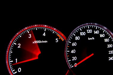 Dashboard gauges clipart