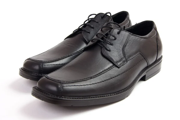 Zwarte klassieke schoenen — Stockfoto