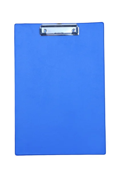 Empty blue clipboard — Stock Photo, Image