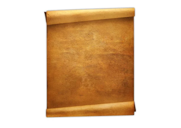 Starodawny stary zwój papieru — Zdjęcie stockowe