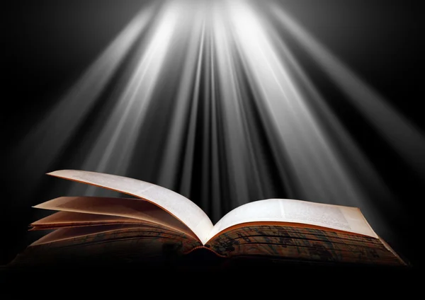Book in light — Stock Photo, Image