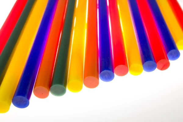 Hajtogatottdoboz-ragasztó ceruzák — Stock Fotó