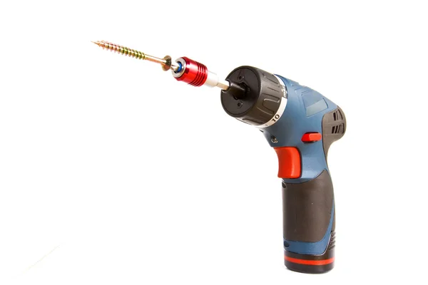 Drill-screwdriver — Zdjęcie stockowe