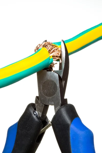Wire cutter och tråd — Stockfoto