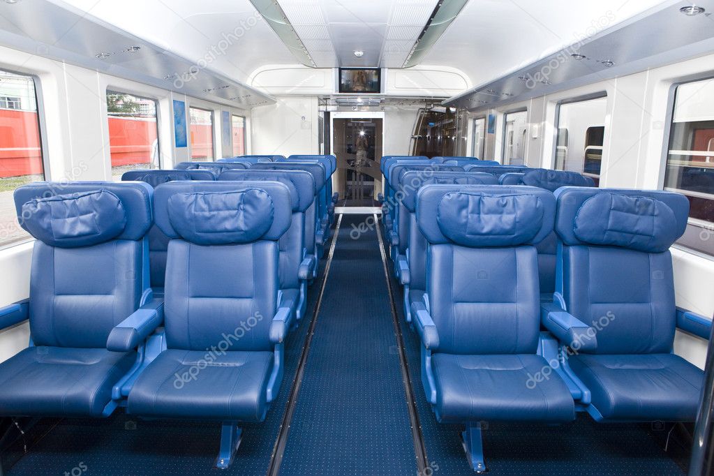 Numbers of empty seats in car of train