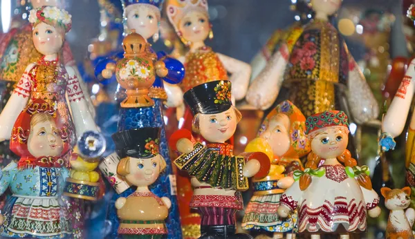 Russian traditional national toys — Stock Photo, Image