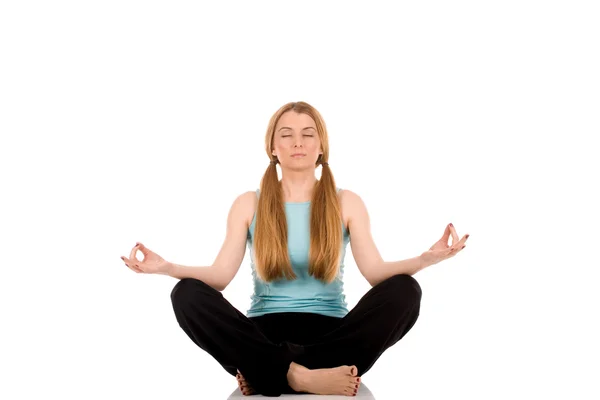 Yoga pose — Stok fotoğraf