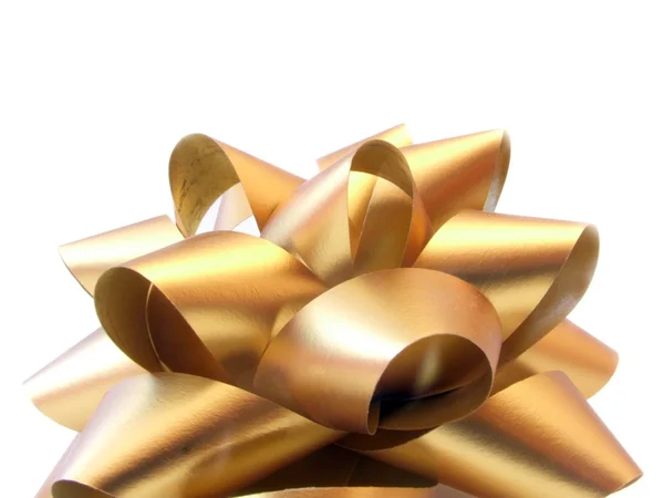 Gold bow — Stock Photo, Image