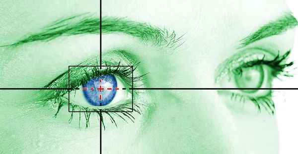 Escaneamento ocular — Fotografia de Stock