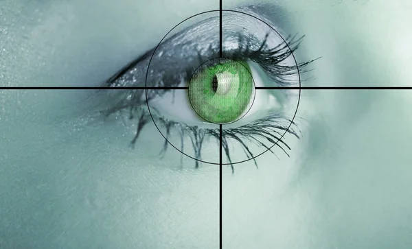 Сканирование глаз — стоковое фото