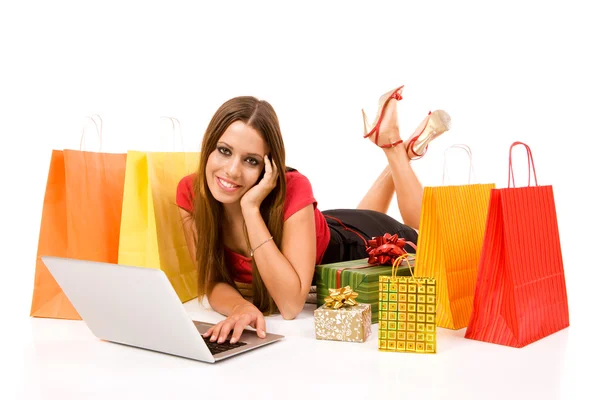 Shopping su internet — Foto Stock
