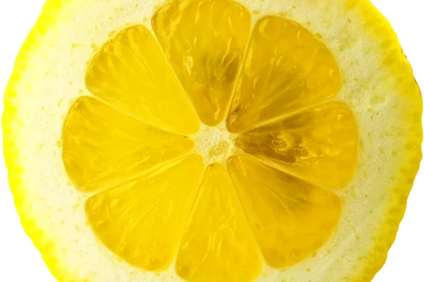 Snijd citroen — Stockfoto