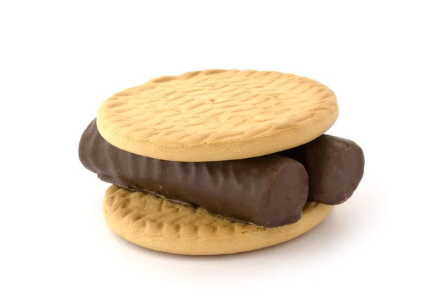 Cholat és a cookie-k — Stock Fotó