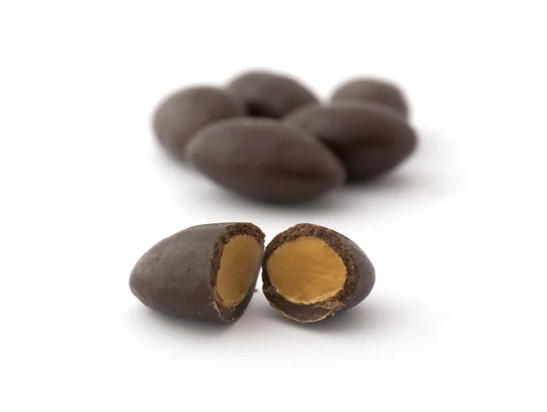 Chokolate のナット — ストック写真