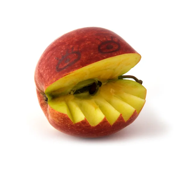 Monstro de maçã — Fotografia de Stock