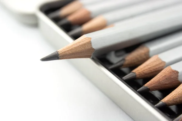 Серый карандаш — стоковое фото