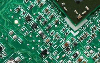 Green pcb clipart