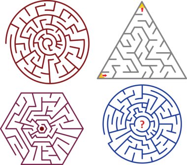 Mazes collections clipart