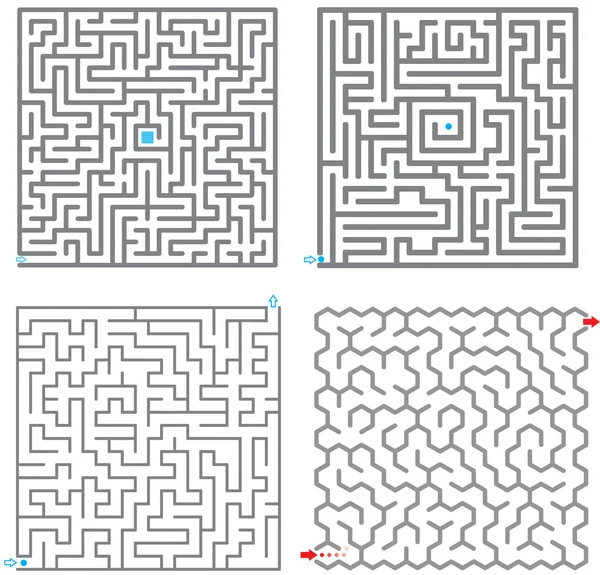 Labirintos —  Vetores de Stock