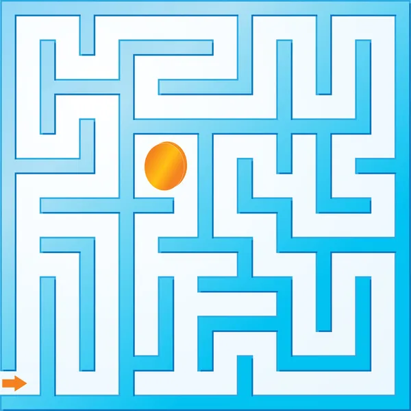 Liten labyrint — Stock vektor