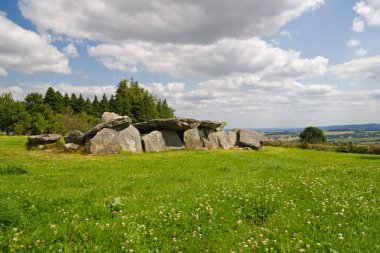 Megalithic tomb in Brittany clipart