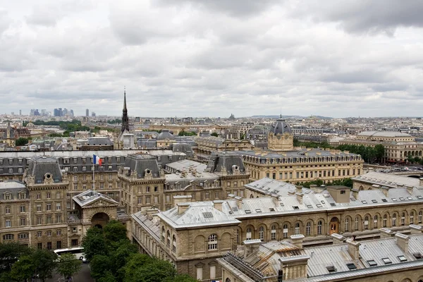 Paris vista de Notre Dame — Fotografia de Stock