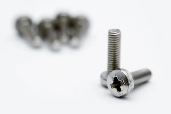 Isolated screws — Stock Photo, Image