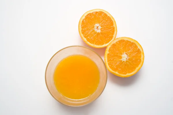 stock image Orange juice and oranges