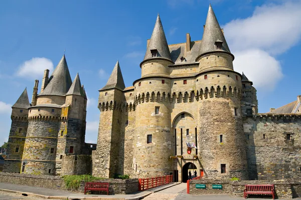 Medieval castle in Vitre — Stock Photo, Image
