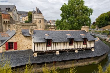 The old laundry building in Vannes clipart