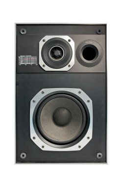 Two way hifi audio speaker clipart