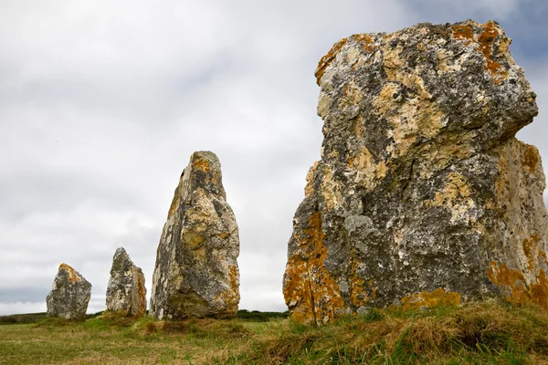 Menhir uitlijning in Bretagne — Stockfoto