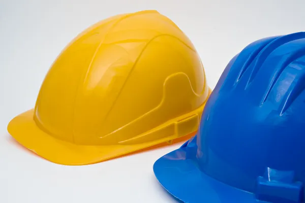 Шлем безопасности для работников — стоковое фото