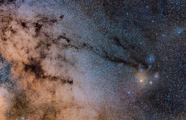 Estrellas y nebulosas en Sagitario — Foto de Stock