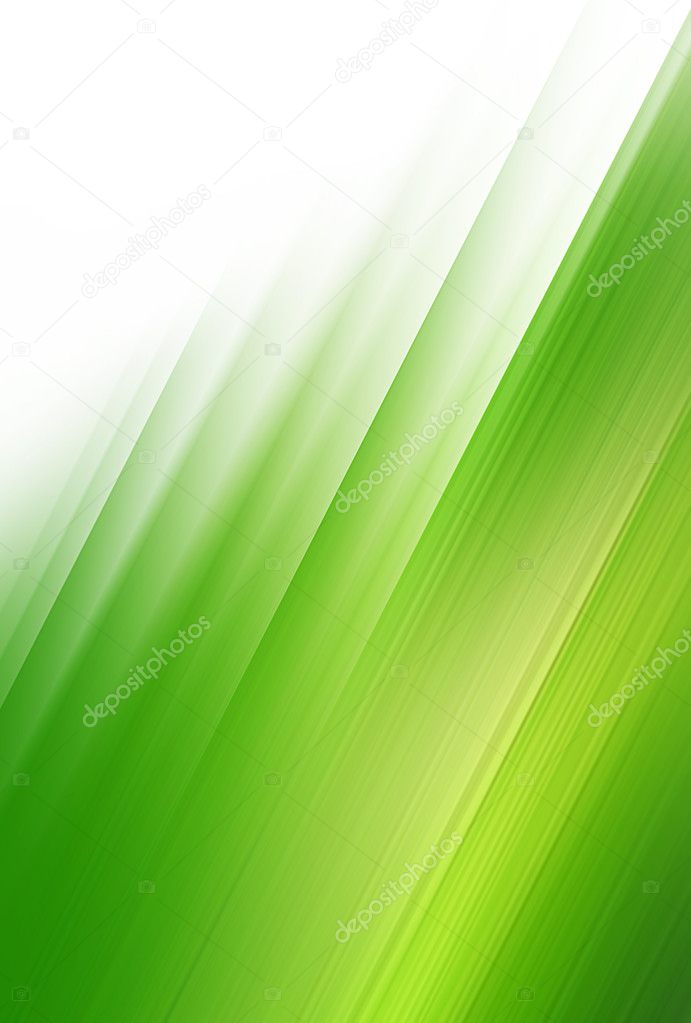 Abstract green wind