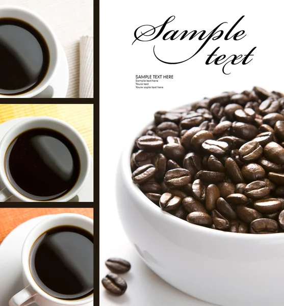 Káva (snadno odstranit text) — Stock fotografie