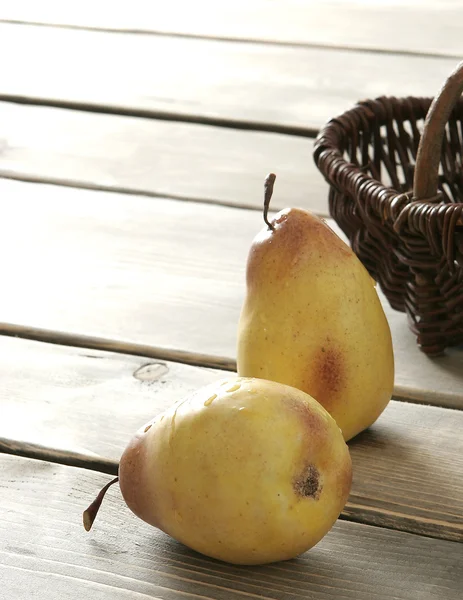 Pears in the wood — Stock Photo, Image