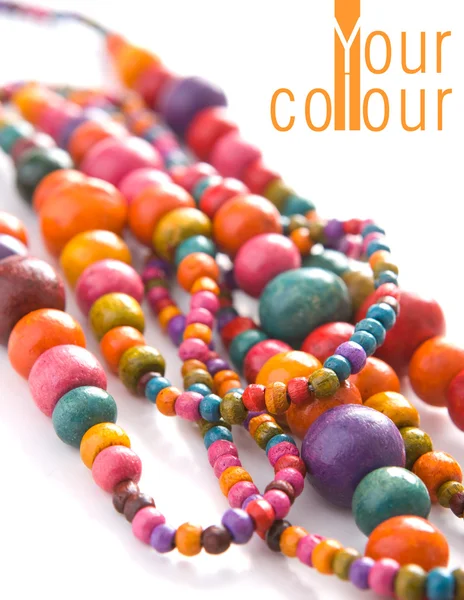 Colored beads — Stock Photo, Image