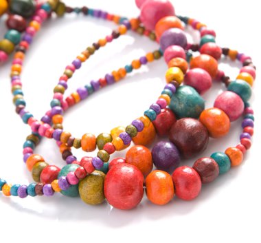 Colored beads clipart