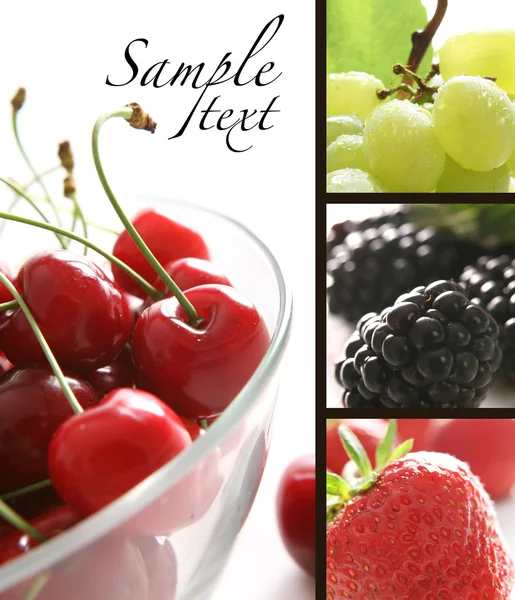 Fruit collage — Stock Photo, Image