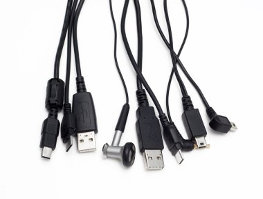 Cords and cables clipart