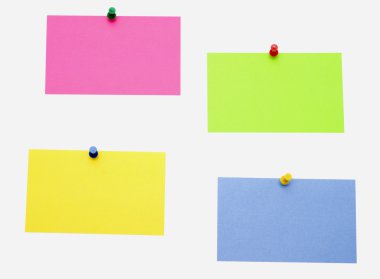 Empty sticky notes clipart