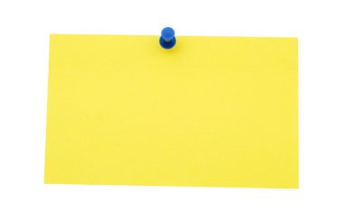 Empty yellow blank clipart